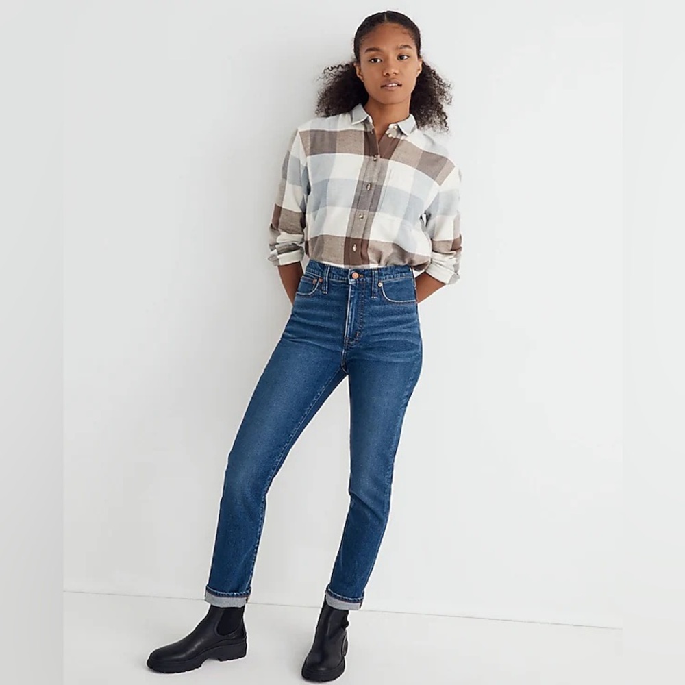 Madewell High Rise Slim Boy Jean